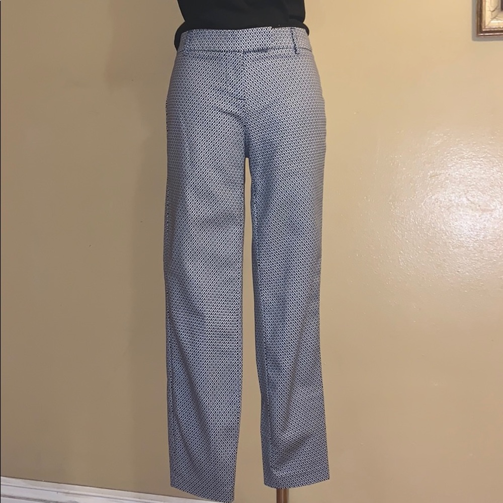 Kenar Blue Black Trouser Women Dress Pants Size 4